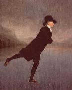 Sir Henry Raeburn The Reverend Robert Walker Skating on Duddingston Loch, better known as The Skating Minister oil on canvas